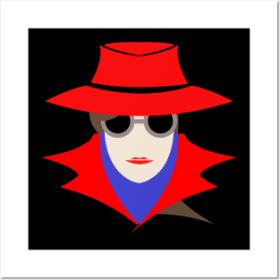 Lady Red (cauc): A Cybersecurity Design Posters and Art